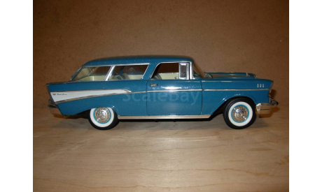 модель 1/18 Chevrolet Nomad 1957 Yatming/Road Tough металл синий 1:18, масштабная модель