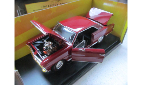 модель 1/18 Chevrolet NOVA 1966 SS ERTL металл, масштабная модель, scale18