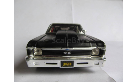 модель 1/24 Chevrolet Nova SS 1970 Hot Rod Maisto металл 1:24, масштабная модель, scale24