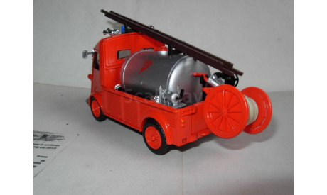 модель  1/43 пожарый, цистерна Citroen H Eligor металл, масштабная модель, 1:43, Citroën