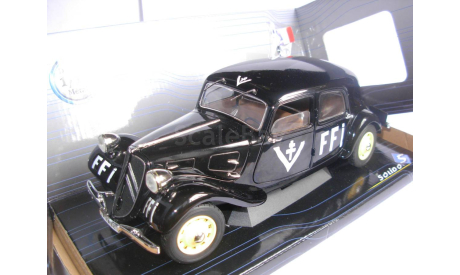 модель 1/18 Citroen TA CV 11b FFI 1944 WW2  с флагом Solido металл 1:18, масштабная модель, scale18, Citroën