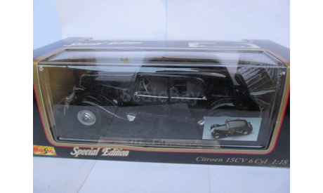 модель 1:18 Citroen Traction Avant TA 15CV 1952 Maisto 1/18, масштабная модель, Citroën, scale18