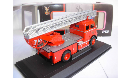 модель 1/43 пожарная лестница DAF A1600 Fire Engine 1962 Yatming Signature Series металл пожарный 1:43, масштабная модель, scale43, Yatming/ American Mint