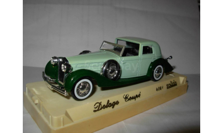 модель 1/43 Delage Coupe Solido France металл 1:43, масштабная модель, scale43