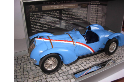 модель 1/18 Delahaye Type 145 V12 Grand Prix 1937 The Mullin Automotive Museum Collection 7 Minichamps Limited 1:18, масштабная модель, scale18, BMW