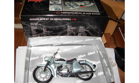 1/10 модель мотоцикл DKW RT350 Schuco металл 1:10, масштабная модель мотоцикла, scale10