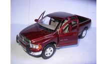 модель 1/27 пикап Dodge Ram Quad Cab 2002 Maisto металл 1:27 1/24 1:24, масштабная модель, scale24