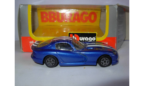 модель 1/43 Dodge Viper GTS Coupe Burago Italy металл 1:43, масштабная модель, scale43, BBurago