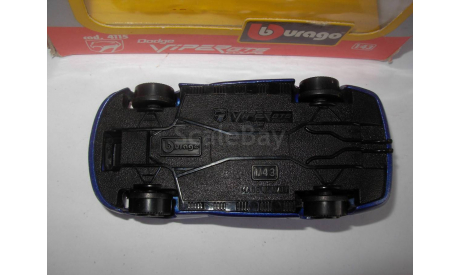 модель 1/43 Dodge Viper GTS Coupe Burago Italy металл 1:43, масштабная модель, scale43, BBurago