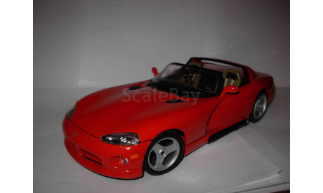 модель 1/18 Dodge Viper RT/10 Burago Italy металл 1:18, масштабная модель, BBurago, scale18