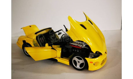 модель 1/18 Dodge Viper RT/10 Burago Italy металл 1:18, масштабная модель, scale18, BBurago