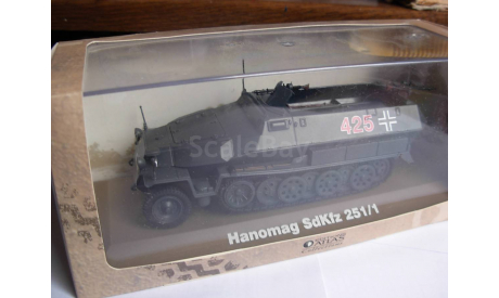 модель 1/43 немецкий бронетранспортёр Hanomag SdKfz 251/1 Atlas металл, масштабная модель, 1:43