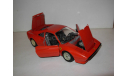 модель 1/24 Ferrari GTO 1984 Burago металл 1:24, масштабная модель