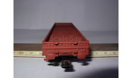 железнодорожный вагон - платформа синяя 1/87 H0/HO 16,5mm Electrotren Испания я пластик 1:87, железнодорожная модель, scale0