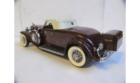 модель 1/24 Duesenberg J 1935 Convertible Franklin Mint металл 1:24, масштабная модель, scale24