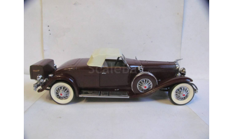 модель 1/24 Duesenberg J 1935 Convertible Franklin Mint металл 1:24, масштабная модель, scale24