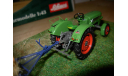 модель 1/43 трактор Fendt Farmer II 2 с прицепом и фигурками Schuco металл 1:43, масштабная модель, Fendt Dieselross, scale43