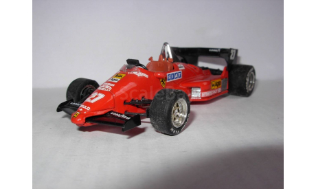 модель 1/43 F1 Formula/Формула-1 Ferrari 126C4 1984 #27 Michele Alboreto Brumm металл 1:43, масштабная модель, scale43