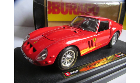 модель 1/24 Ferrari 250 GTO 1962 Burago Italy металл 1:24, масштабная модель, BBurago, scale24