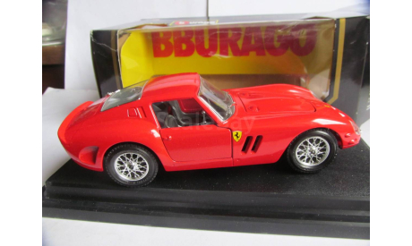 модель 1/24 Ferrari 250 GTO 1962 Burago Italy металл 1:24, масштабная модель, BBurago, scale24