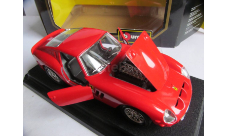 модель 1/24 Ferrari 250 GTO 1962 Burago Italy металл 1:24, масштабная модель, BBurago, scale24