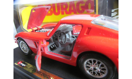 модель 1/24 Ferrari 250 GTO 1962 Burago Italy металл 1:24, масштабная модель, BBurago, scale24