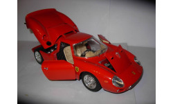 модель 1/18 Ferrari 250 Le Mans 1965 Burago Italy металл 1:18 250LM