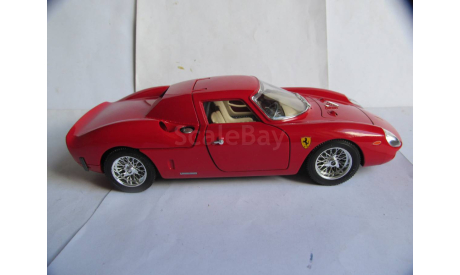 модель 1/18 Ferrari 250 Le Mans 1965 Burago Italy металл 1:18 250LM, масштабная модель, BBurago, scale18