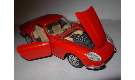 модель 1/24 Ferrari 275 GTB4 Burago металл 1:24, масштабная модель, BBurago, scale24