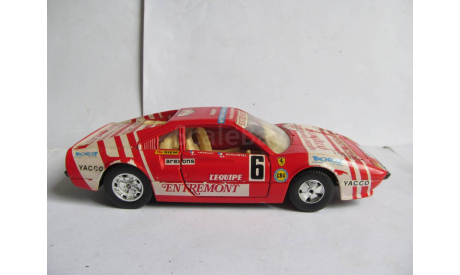 модель 1/24 Ferrari 308 GTB #6 Burago металл 1:24 308GTB, масштабная модель, scale24, BBurago