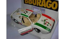 модель 1/24 Ferrari 308 GTS FIFA WM Italia 90 1990 Burago металл 1:24 308GTB, масштабная модель, scale24, BBurago