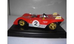 модель 1/18 Ferrari 312P #2 1972 Mario Andretti Jacky Ickx Collezione Classico металл 1:18