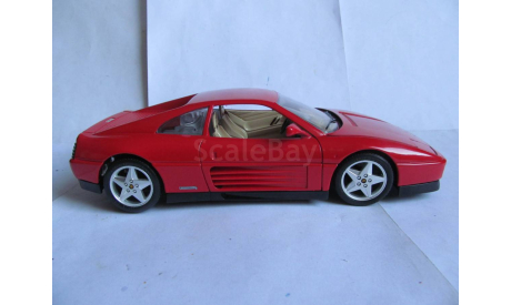 модель 1/18 Ferrari 348 TB 1989 Burago Italy металл 1:18, масштабная модель, BBurago, scale18