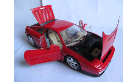 модель 1/18 Ferrari 348 TB 1989 Burago Italy металл 1:18, масштабная модель, BBurago, scale18