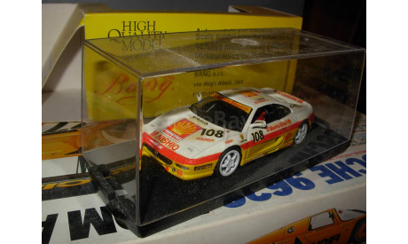 модель 1/43 Ferrari 355 Challenge #108 1996 Nishio Bang металл 1:43, масштабная модель, scale43