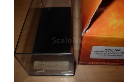 1:43 коробка с акриловым боксом от Ferrari 365 GTC /4 1977 ABC 106 1/43 Display box Show Case, боксы, коробки, стеллажи для моделей, Matrix