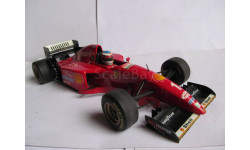 модель F1 Формула 1 1/18 Ferrari 412T2 Tests 1996 #1 M.Schumacher/Шумахер Minichamps металл 1:18  Pull Back