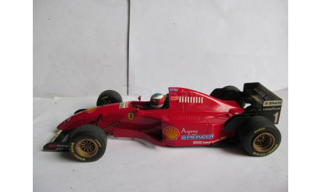модель F1 Формула 1 1/18 Ferrari 412T2 Tests 1996 #1 M.Schumacher/Шумахер Minichamps металл 1:18  Pull Back, масштабная модель, scale18