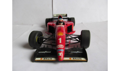 модель F1 Формула 1 1/18 Ferrari 412T2 Tests 1996 #1 M.Schumacher/Шумахер Minichamps металл 1:18  Pull Back, масштабная модель, scale18