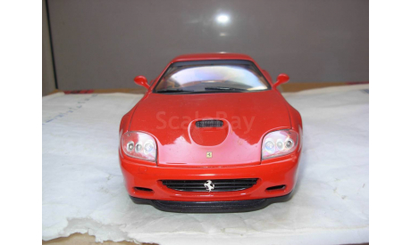 модель 1/18 Ferrari 575MM Mattel/Hot Wheels металл 1:18, масштабная модель, scale18, Mattel Hot Wheels