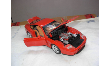 модель 1/18 Ferrari 575MM Mattel/Hot Wheels металл 1:18, масштабная модель, scale18, Mattel Hot Wheels