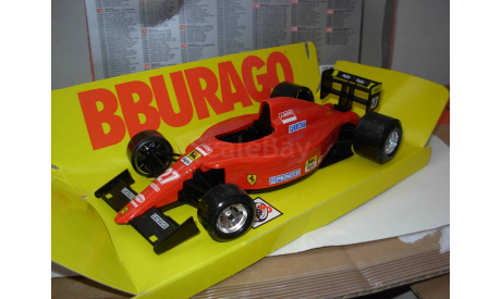 модель F1 Формула-1 1/24 Ferrari 641/2 27 Alesi Burago металл 1:24, масштабная модель, scale24, BBurago