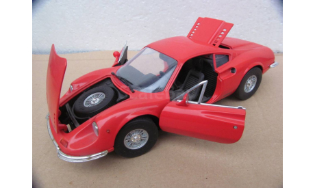 модель 1/18 Ferrari Dino 246 GT Anson металл 1:18, масштабная модель, scale18
