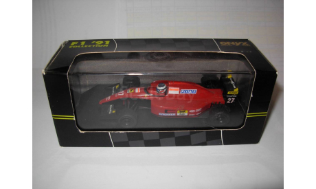 модель 1/43 F1 Formula/Формула-1 Ferrari F1 -91B  643 1991 #27 Gianni Morbidelli Onyx металл 1:43, масштабная модель, scale43