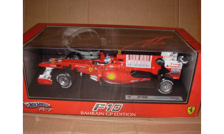 модель F1 Формула 1 1/18 Ferrari F10 2010 #8 Fernando Alonso winner GP Bahrain Mattel/Hot Wheels металл 1:18, масштабная модель, scale18, Mattel Hot Wheels