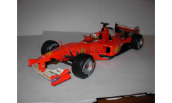 модель F1 Формула 1 1/18 Ferrari F2000 #3 M.Schumacher/Шумахер Mattel/Hot Wheels металл 1:18