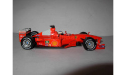 модель F1 Формула 1 1/43 Ferrari F2000 #4 Barrichello Mattel/Hot Wheels металл 1:43