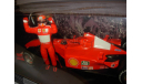 модель +фигурка F1 Формула 1 1/18 Ferrari F2001 #1 M.Schumacher/Шумахер Spa-Francorchamps 52 win Mattel/Hot Wheels металл 1:18, масштабная модель, scale18, Mattel Hot Wheels