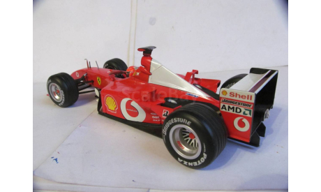 модель F1 Формула 1 1/18 Ferrari F2001 2001 #1 M.Schumacher/Шумахер Mattel/Hot Wheels металл 1:18, масштабная модель, scale18, Mattel Hot Wheels
