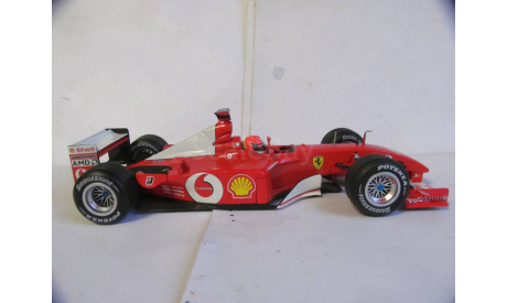 модель F1 Формула 1 1/18 Ferrari F2001 2001 #1 M.Schumacher/Шумахер Mattel/Hot Wheels металл 1:18, масштабная модель, scale18, Mattel Hot Wheels